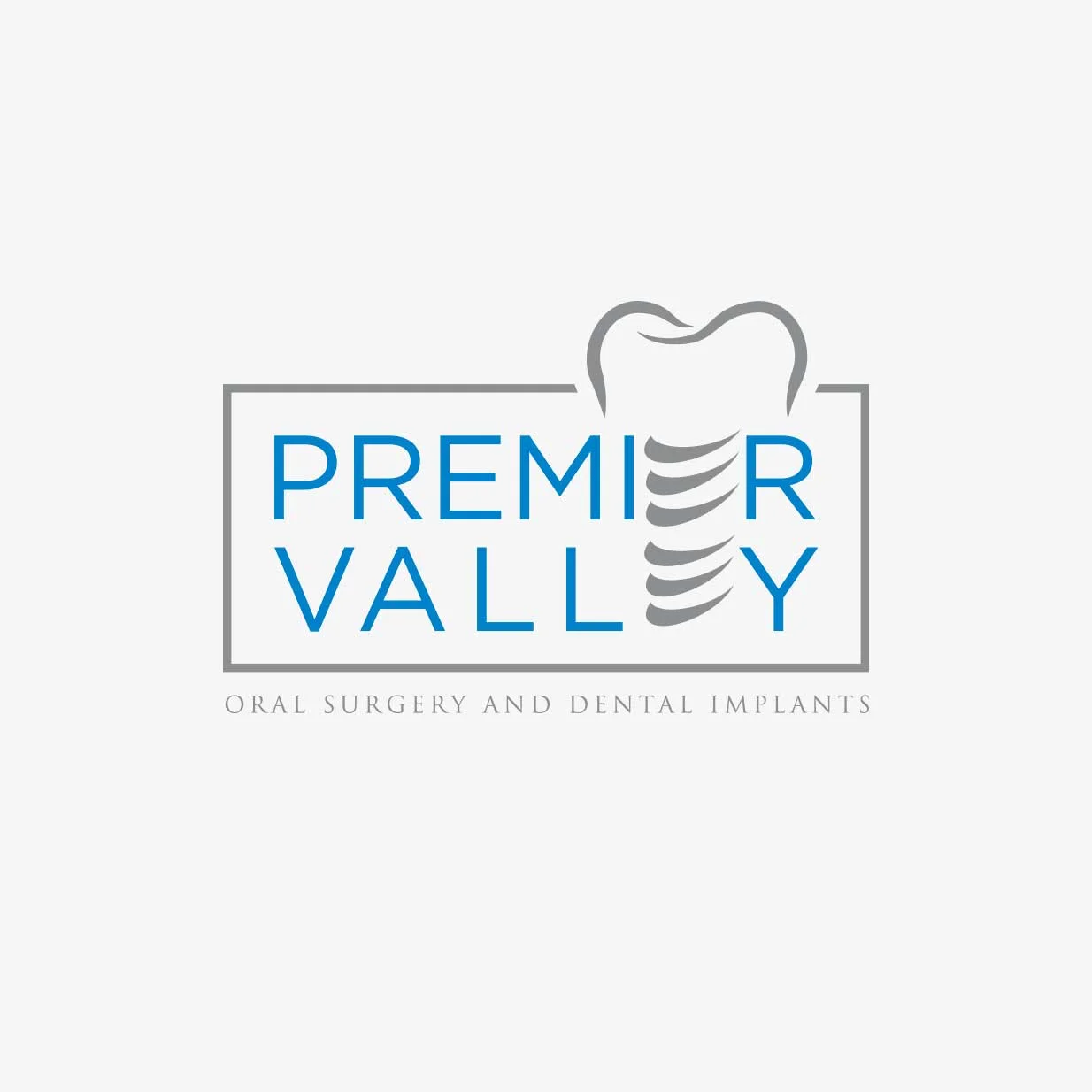 Dental implants wordmark design