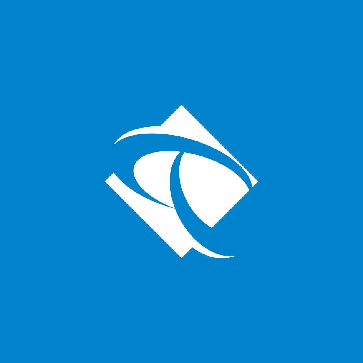 Dynamic T geometrical logo