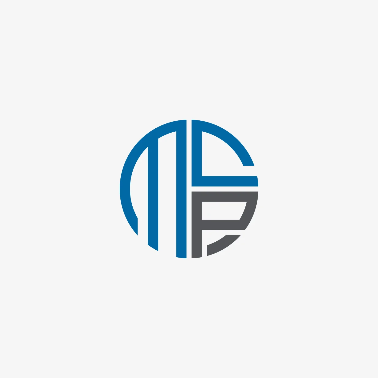 MCP circular monogram logo