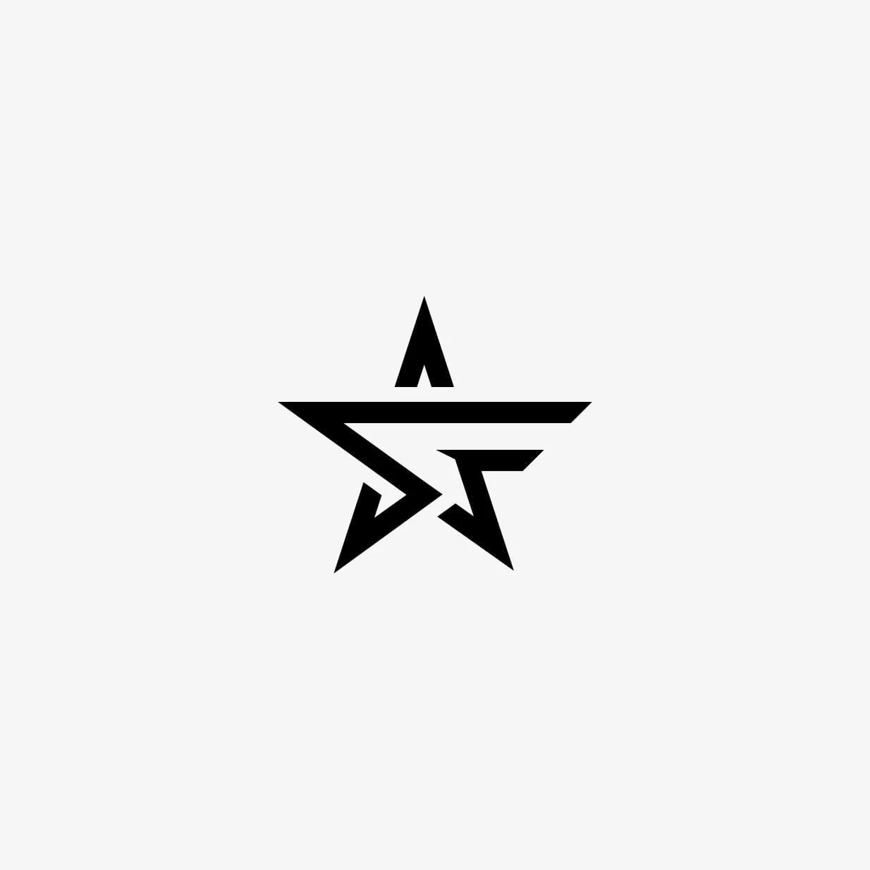 SS star letterform design