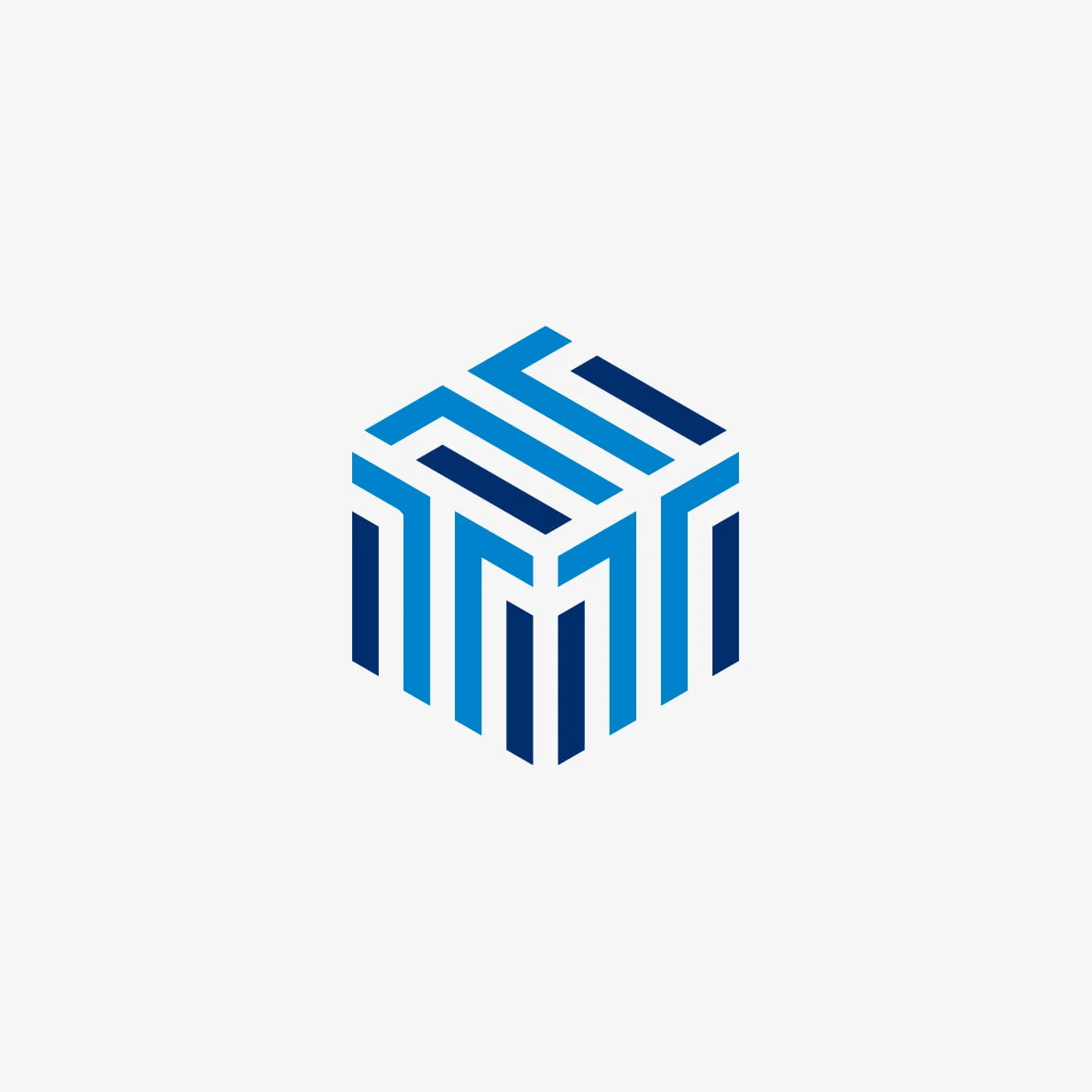 T 3D Geometrical Logo