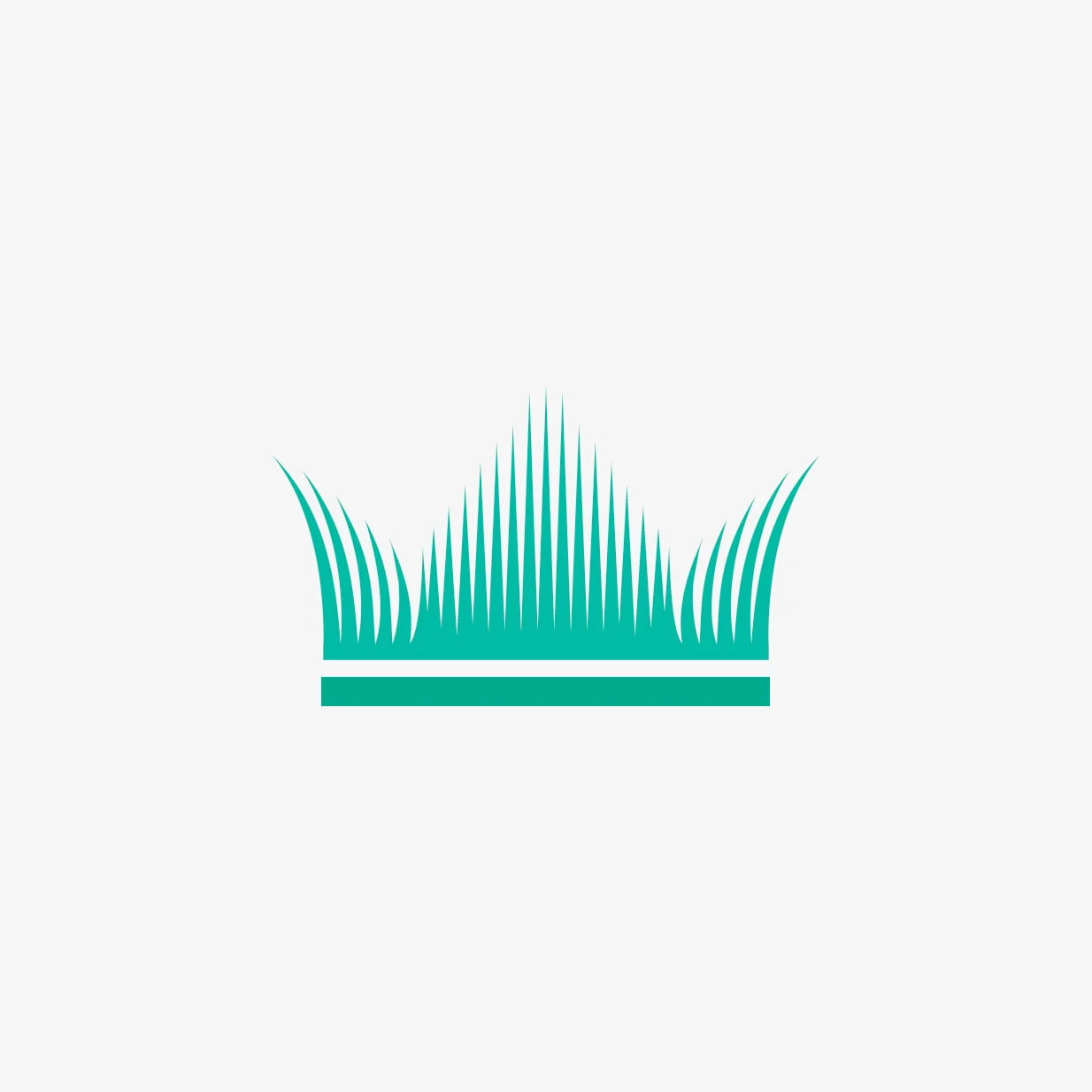 Crown Grass Logo Design