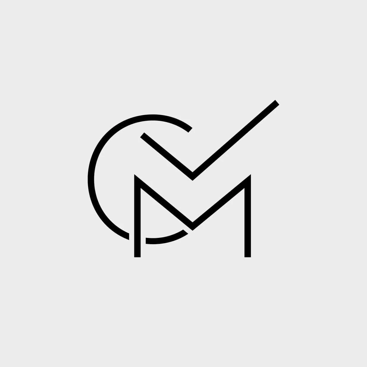 Versatile CM Logo Design