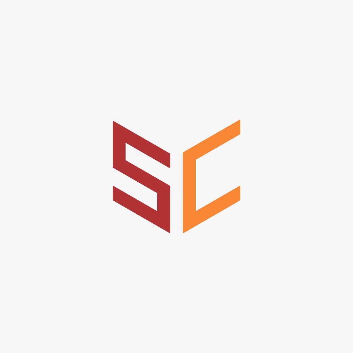 SC Symmetrical Logo Design