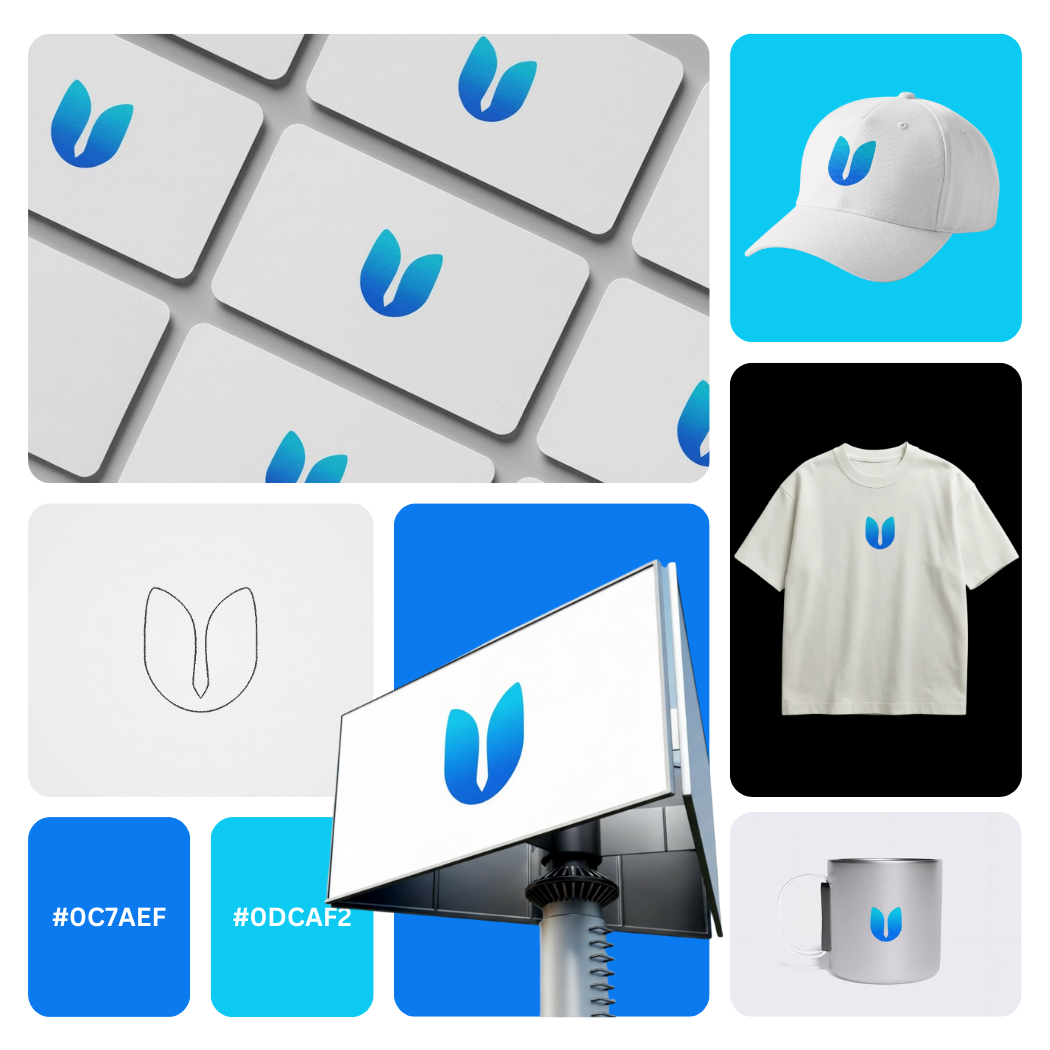 U+Bird Lettermark Logo Design - Image 3