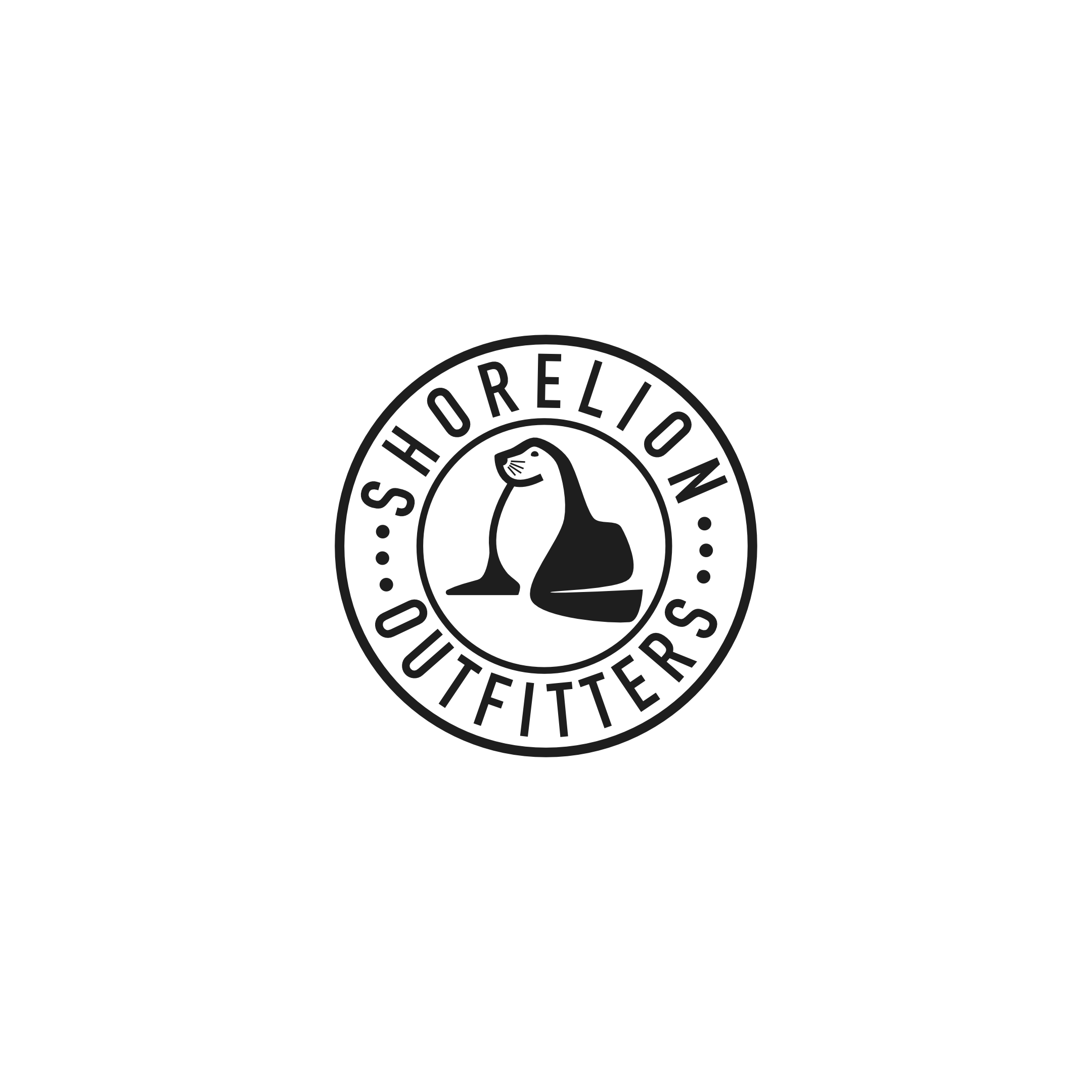 Sea Lion logo design for outdoor clothing brand ShoreLion Outfitters