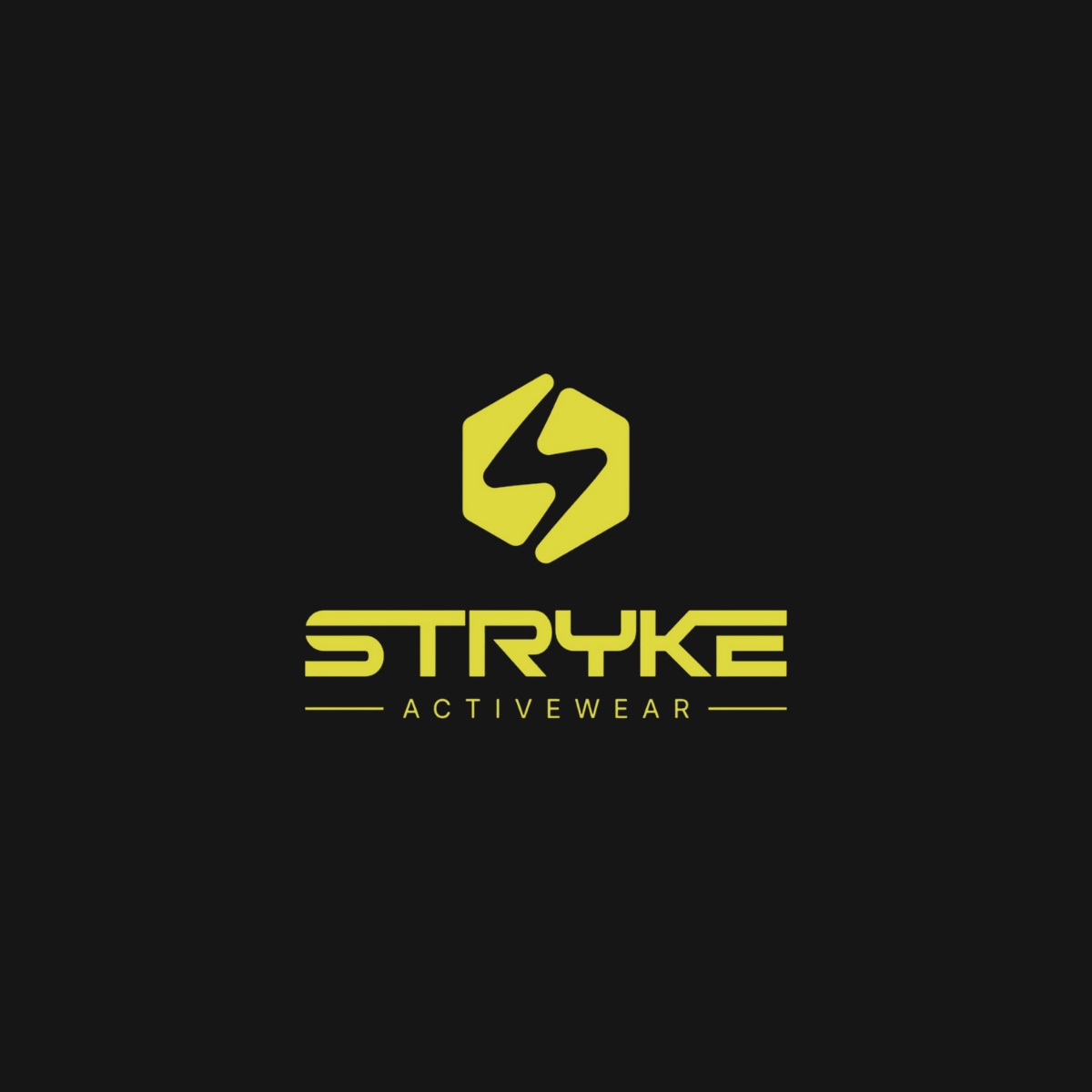 Graphite pencil sketch with construction lines transitioning into a sharp, kinetic STRYKE vector logo in A-frame geometry.